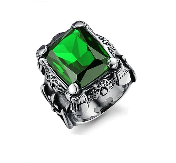 Beydodo Edelstahl Ring Herren Edelstahlring Zirkonia Freundschaftsring Partnerring