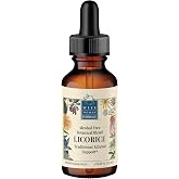 Wise Woman Herbals Licorice Glycerite: Traditional Adrenal Support, 1oz | Alcohol-free liquid botanical glycerite blend. 1:2.5 licorice root formula supports traditional adrenal &amp; daily wellness.