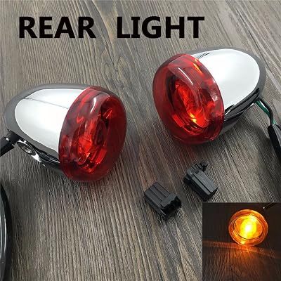 4pcs Motorcycle LED Turn Signal Blinker Lights For Sportster XL 1200