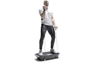 DAIWA FELICITY Vitality Plate Vibration Plate Machine - Whole Body Workout 3D Vibration Fitness Platform w/Resistance Bands