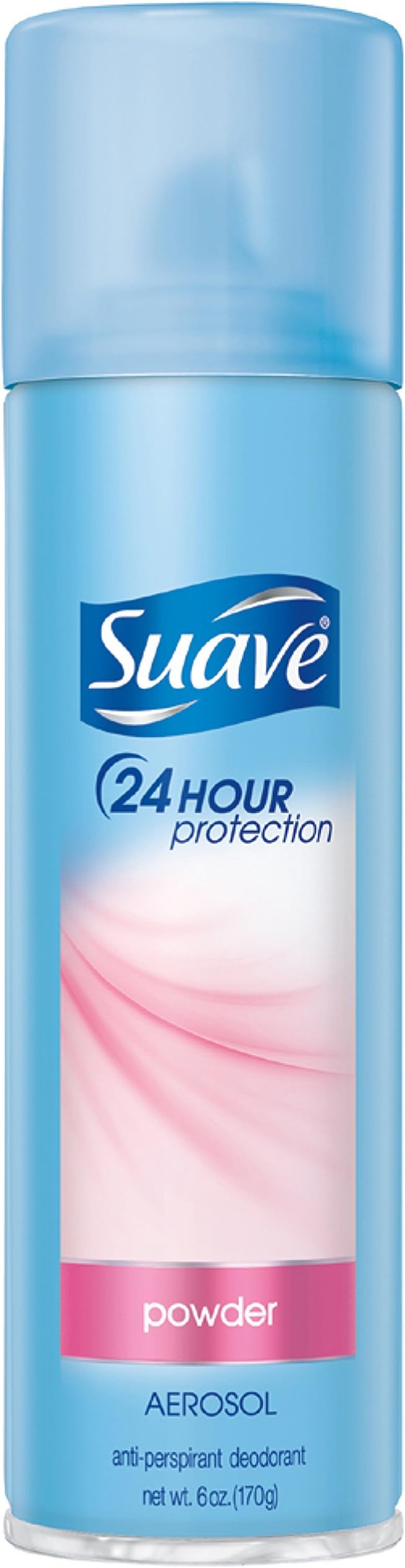 Suave Aerosol Antiperspirant Deodorant, Powder, 6 oz