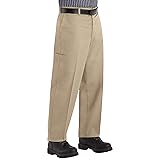 Red Kap Men's Cell Phone Pocket Pant, Khaki, 48W x