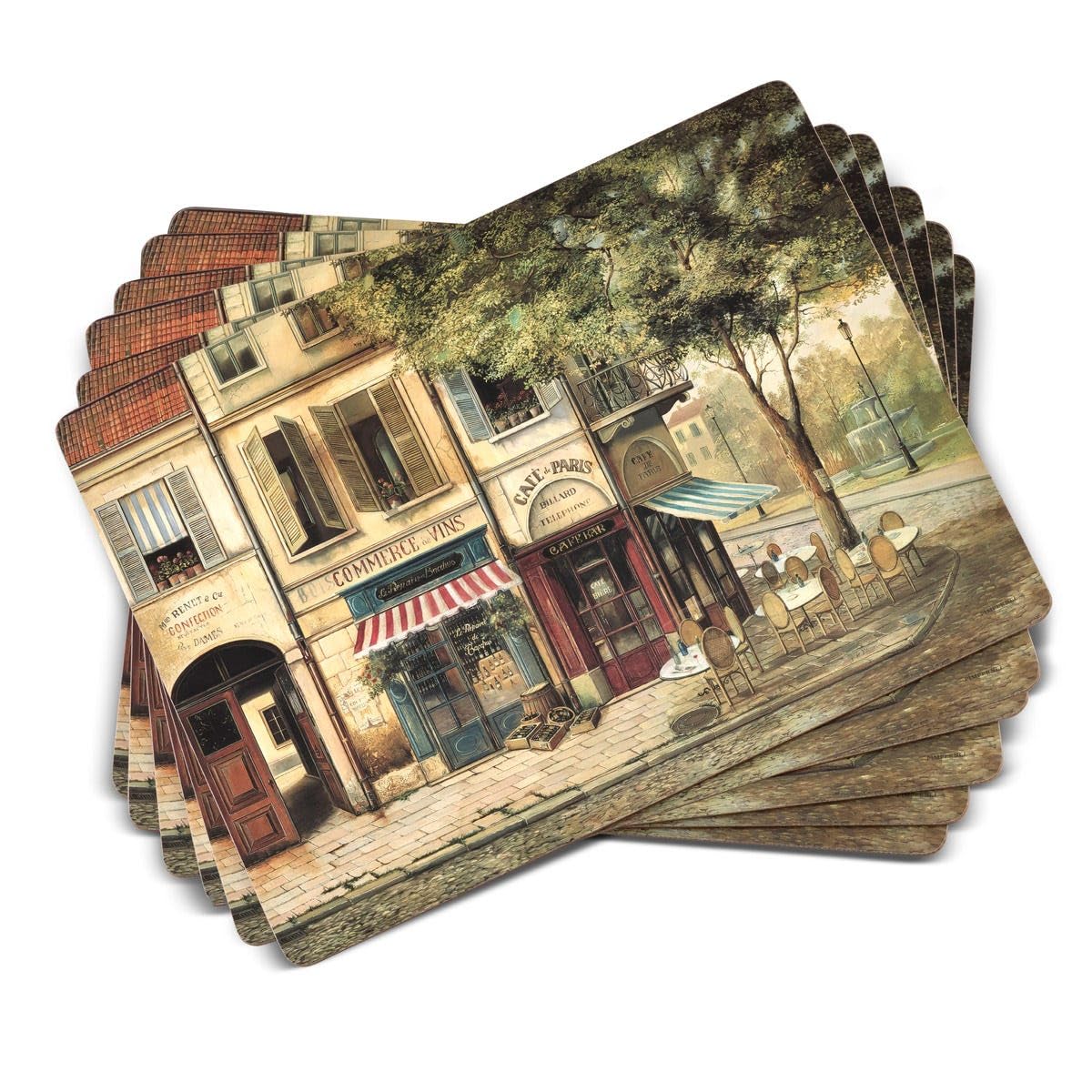 Pimpernel Parisian Scenes Placemats - Set of 6
