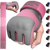 WYOX Gel Boxing Hand Wraps Inner Gloves for Men & Women, 80cm Quick Wrist Straps, Padded Knuckle Protection for Muay Thai Kickboxing, Hand Wraps for Boxing & Martial Arts
