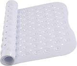MOONLIGHT20015 Shower Mat Non Slip Anti Mould 100x40cm White view 1