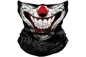 WYSUMMER Scarves Bandanas Skull Face Tube Headband, Gaiter Head Wrap Balaclava Magic Scarf Motorcycle Multi Function Headwear