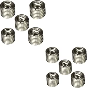Juego De 10 Insertos Roscados De Acero Inoxidable - Helicoil M6 Y M8 A M6 X 15 Mm - Para Reparar Roscas