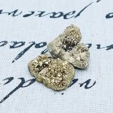 Namvo 2pcs Natural Pyrite Stones and Natural Quartz Crystal Chakra Healing view 2