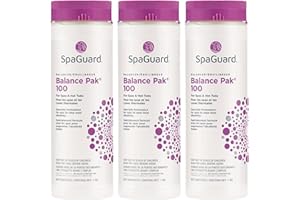 3 Pack | (3) Balance Pak 100 1kg | Alkalinity Increaser Combo Pack | Spa & Hot Tub Chemicals | with Free Balance Guide