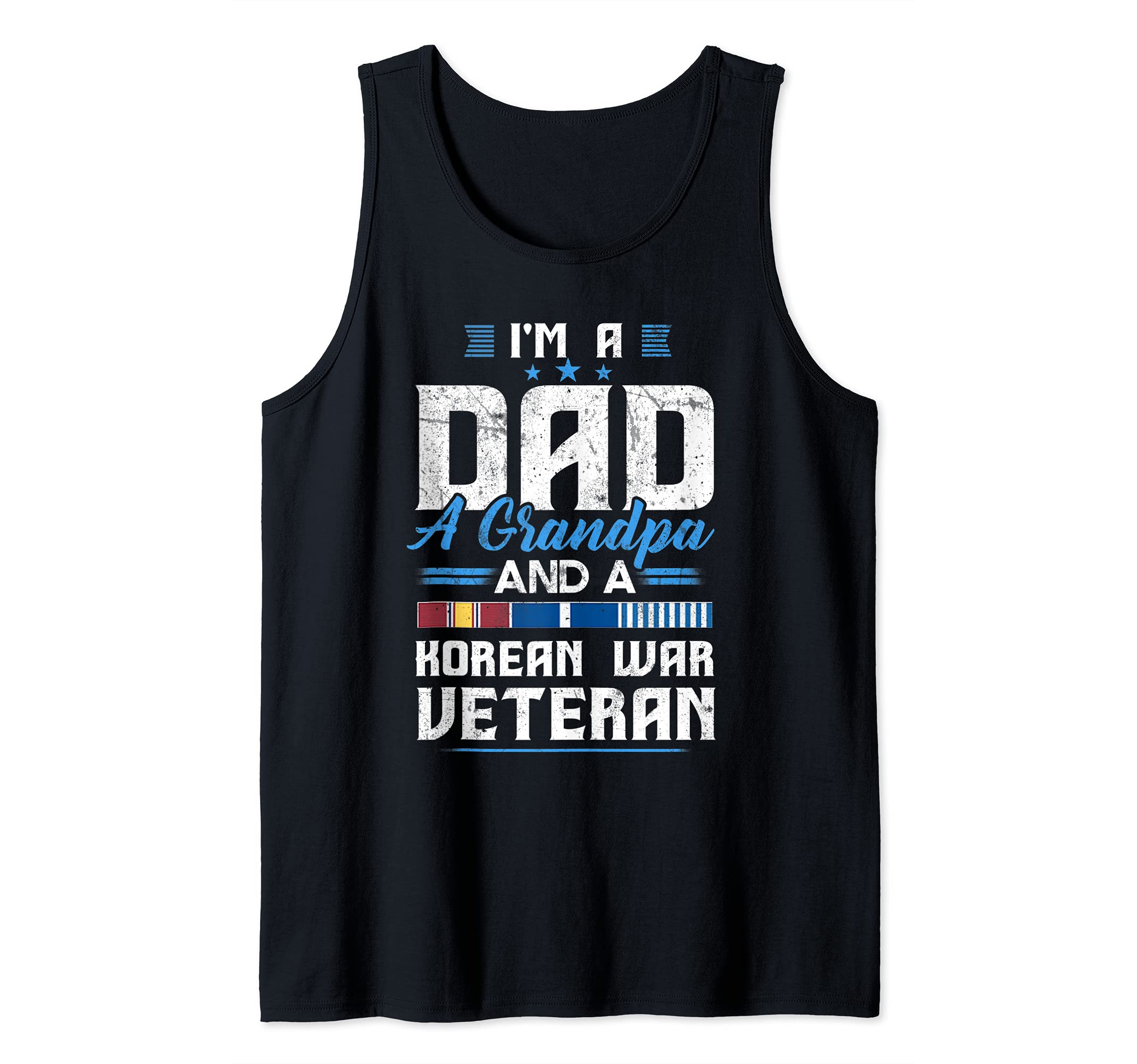 Korean War Veteran Grandparent Korean Vet for Dad or Grandpa Tank Top