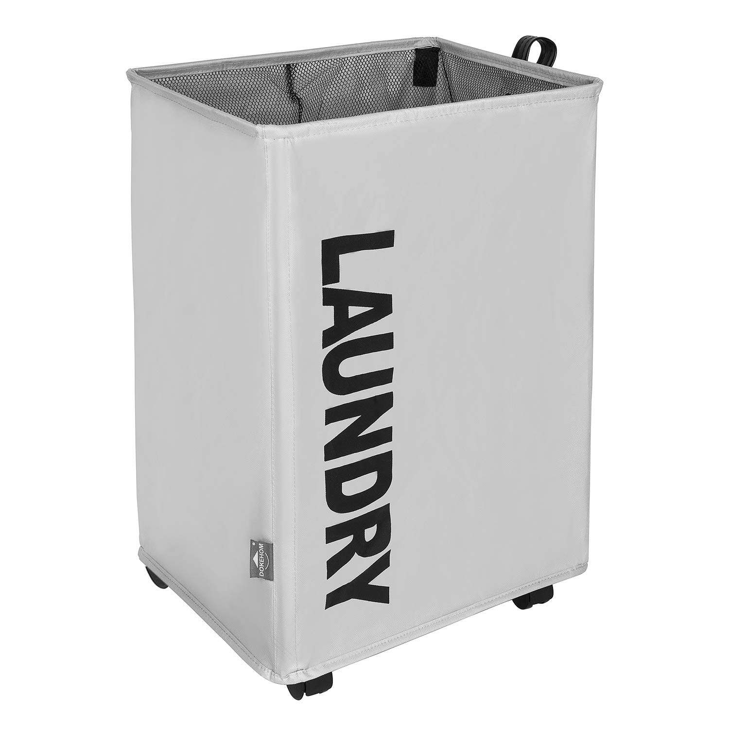 laundry basket with wheels and handle