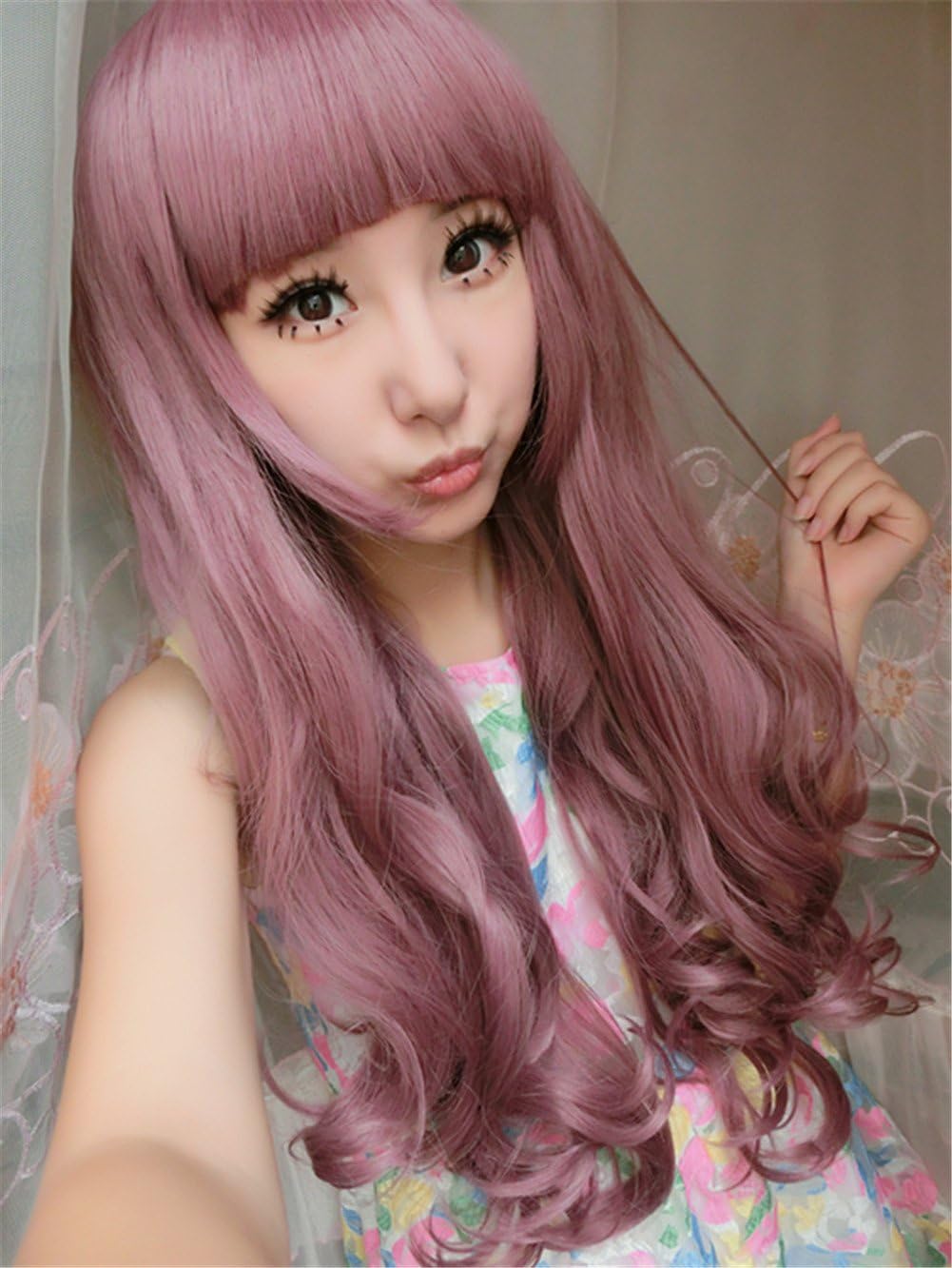 Long Wavy Curly Women Wigs Harajuku Style Lolita Wigs