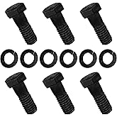 A.A Pressure Plate Clutch Cover Bolt Kit 3/8-16 Replacement for GM, Chevrolet, Chrysler - Borg-Beck/Diaphragm, Black