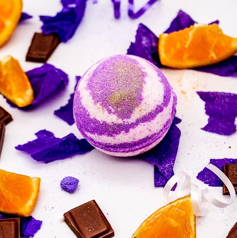 Chocolate Orange Bath Bomb 120g Relaxing Aromatherapy Spa Gift