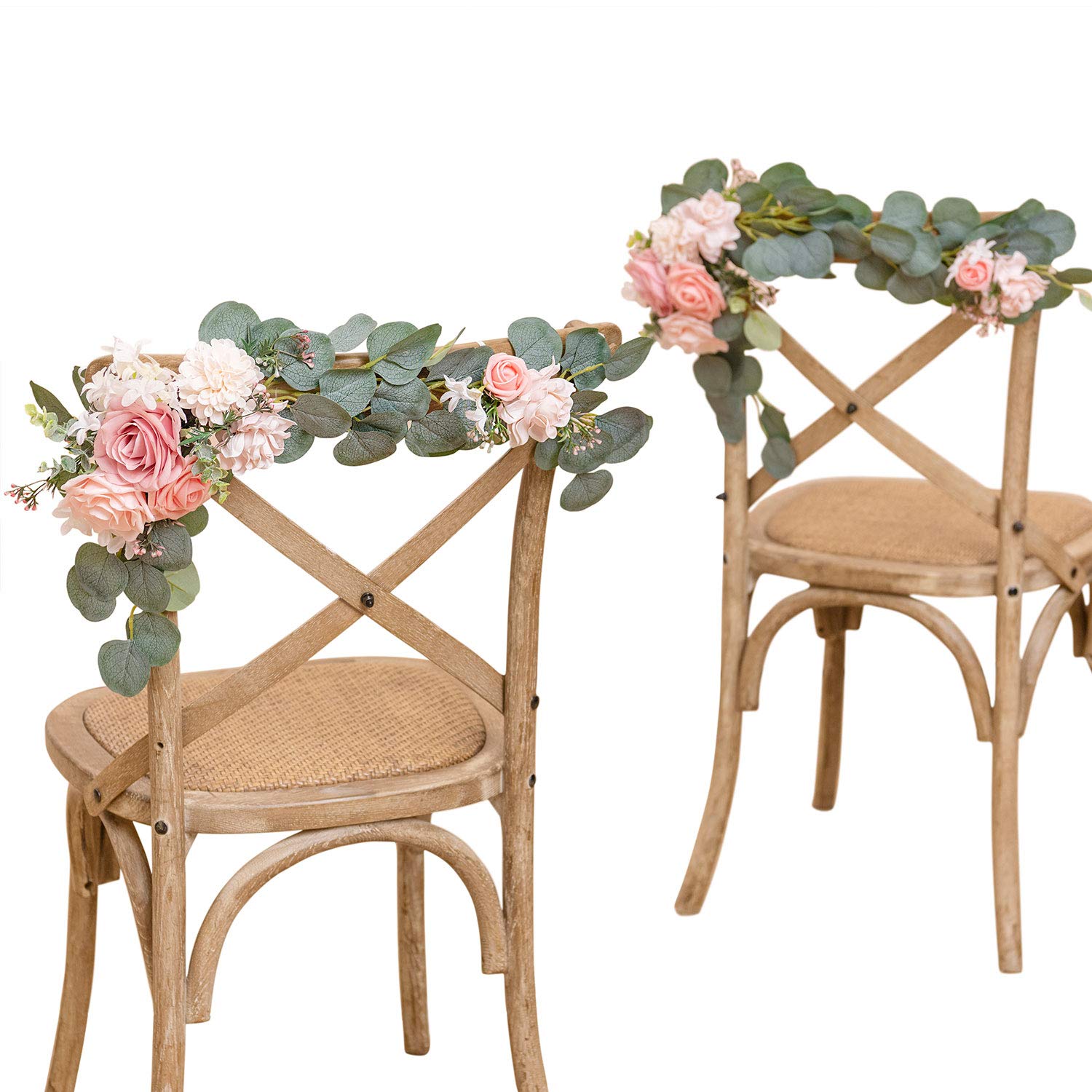 Lings Moment Blush Wedding Chair Decorations For Bride And Groom Bridal Shower Lings Moment Blush Wedding Chair Decorations For Bride And Groom Bridal Shower