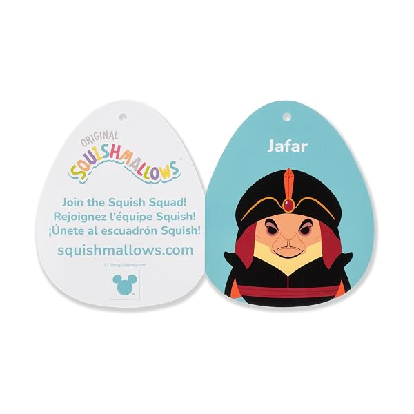 SQUISHMALLOWS ORIGINAL 12IN DISNEY JAFAR – OFFICIAL JAZWARES PLUSH (MEDIUM-SIZED)