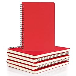 EUSOAR Students Ruled Spiral Notebook, A5 6packs
