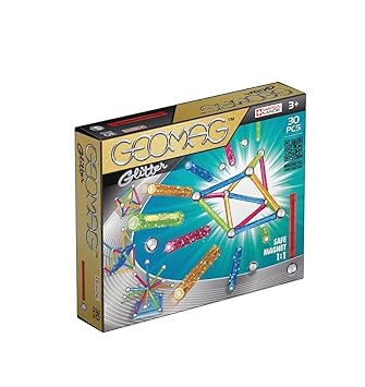 Geomag 531 - Glitter Color, 30-teilig