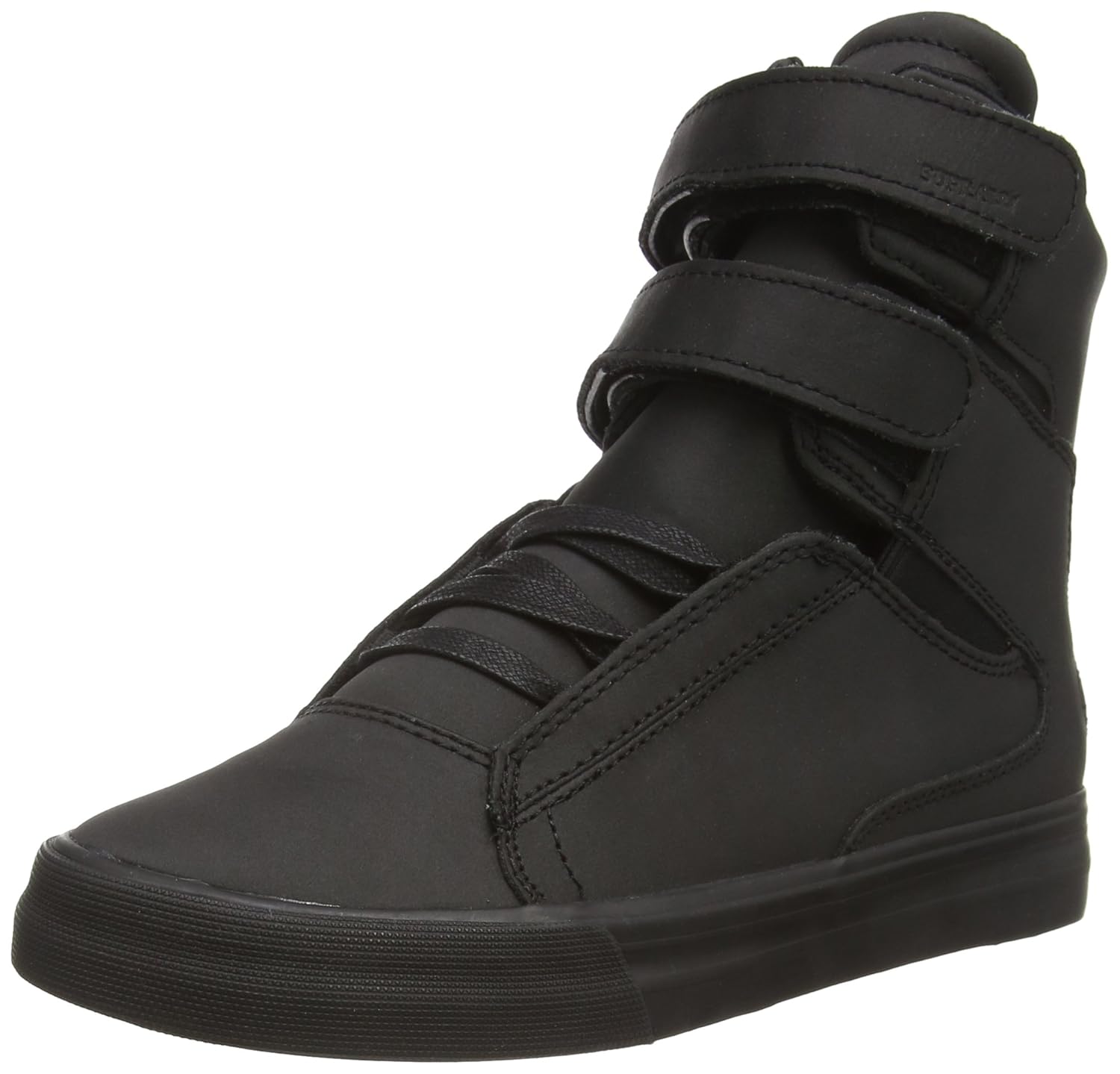 Supra Society II Mens Black Leather High Top Lace Up Sneakers Shoes 13: Amazon.in: Shoes & Handbags