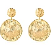 RAUCHBE Gold/Silver Shell Dangle Earrings for Women Seashell Drop Dangle Earrings Ocean Beach Earrings Summer Jewelry