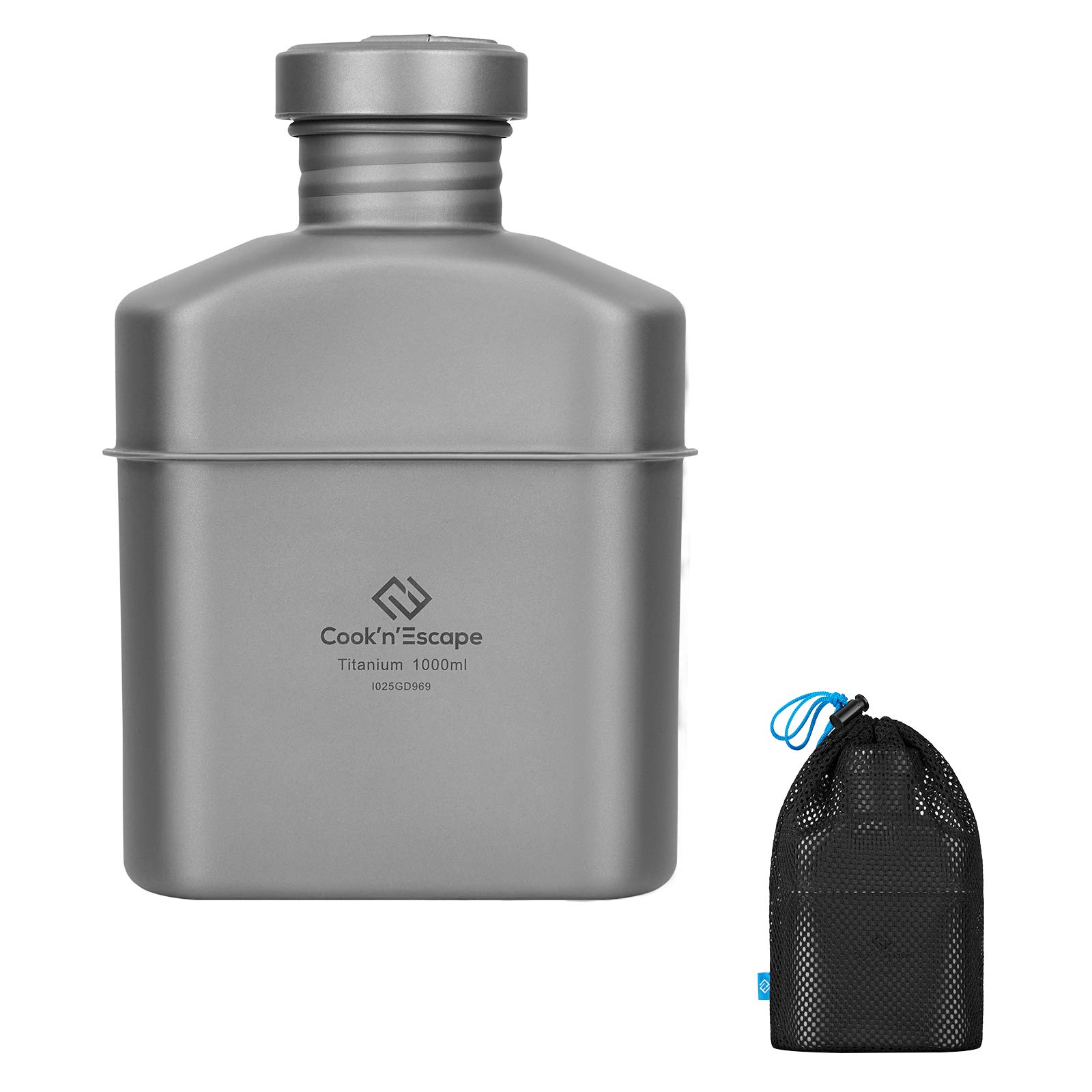 COOK'N'ESCAPE 1000ML Titanium Lightweight Portable