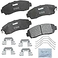Bendix Priority1 CFC1521 Ceramic Front Brake Pads for Select Models Acura RDX, Honda Accord Crosstour, CR-V, Odyssey, Passport, Subaru Legacy