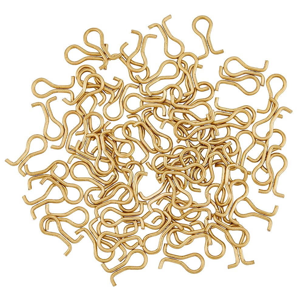 SUPERFINDINGS about 200Pcs Brass Sinker Eyes DIY Fishing Lures Eyelets for Lead Weight Pouring Mold Fishing Loops Eyes Swivels Fishing Tackle Accessories