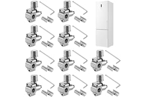 LNRUEG 10 Pcs Bullet Piercing Valves, BPV-31 Piercing Valve for Refrigerators HVAC, Compatible with 1/4 Inch 5/16 Inch 3/8 Inch Outer Diameter Pipes, Replace for TJ90BPV31, AP4502525, BPV31D, GPV14, MPV31