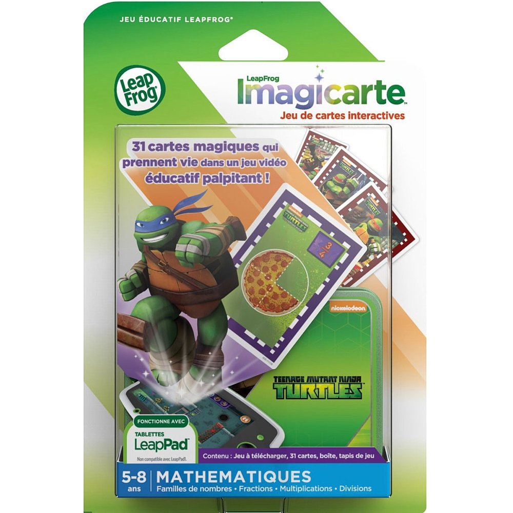 LeapFrog - 81581 - Jeu pour tablette Leappad - Tortues Ninja - Réalité Augmentée