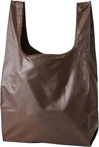 Amazon Stream 折りたたみ ポケットに入る メンズ エコバッグ コンビニ 防水 透湿 Mサイズ ウッドブラウン エコバッグ 買い物バッグ