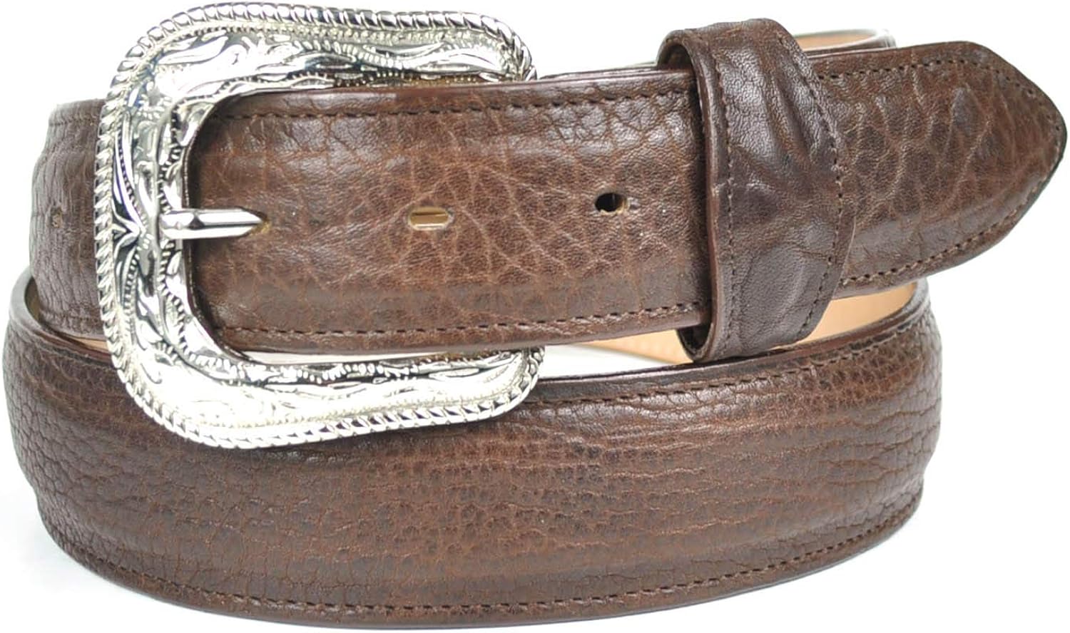 Gavel Men's Handmade Full Grain Genuine Bullhide Leather Western Belt