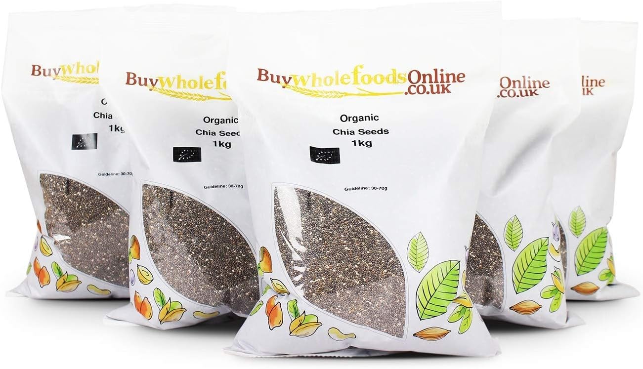 Organic Chia Seeds 5kg (Buy Whole Foods Online Ltd.) Amazon.co.uk Grocery