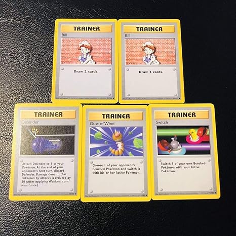 英語版 海外版 ポケモンカードゲーム ポケモンカード マサキ Bill Switch 旧裏面 Efender Gust Of Wind ホビー 通販 Amazon Co Jp