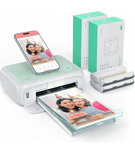Amazon.com: YOTON Photo Printer with 162 Sheets (4