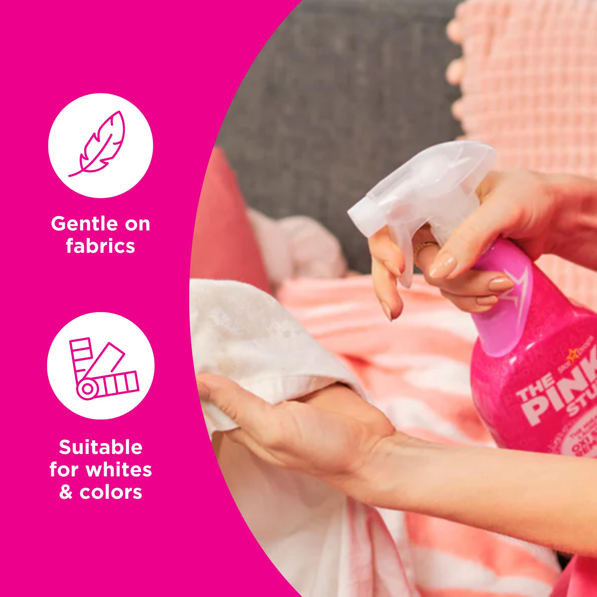Stardrops - The Pink Stuff - The Miracle Laundry Oxi Stain Remover Spray 500ml