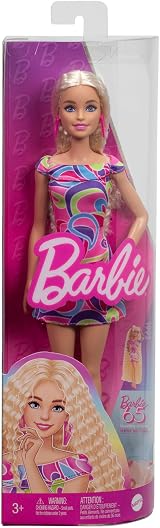 Barbie Fashionistas Doll 223 Blonde Hair Totally Hair-Inspired Dress view 6