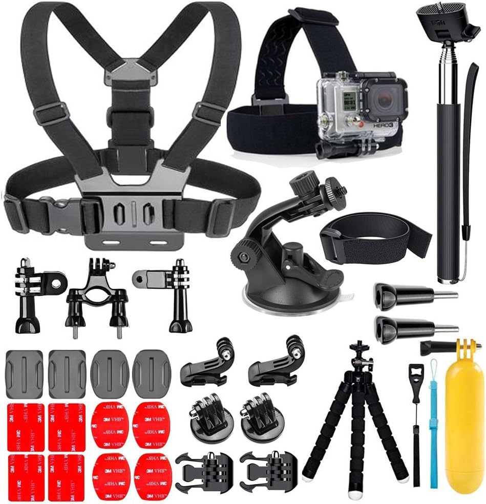 YEHOLDING 25in1 Accessoires pour Gopro,Kit d