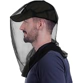 Mosquito Head Net for Insect 1 Pack, Fly &amp; Bug Protection | Ultra Large &amp; Long, Extra Fine Hole, Outdoor Essential Gear for Camping, Hiking, Fishing, Gardening, Fit All Men &amp; Women Hats