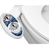 LUXE Bidet Neo 185 (Elite) Non-Electric Bidet Toilet Attachment w/ Self-cleaning Dual Nozzle and Easy Water Pressure Adjustme