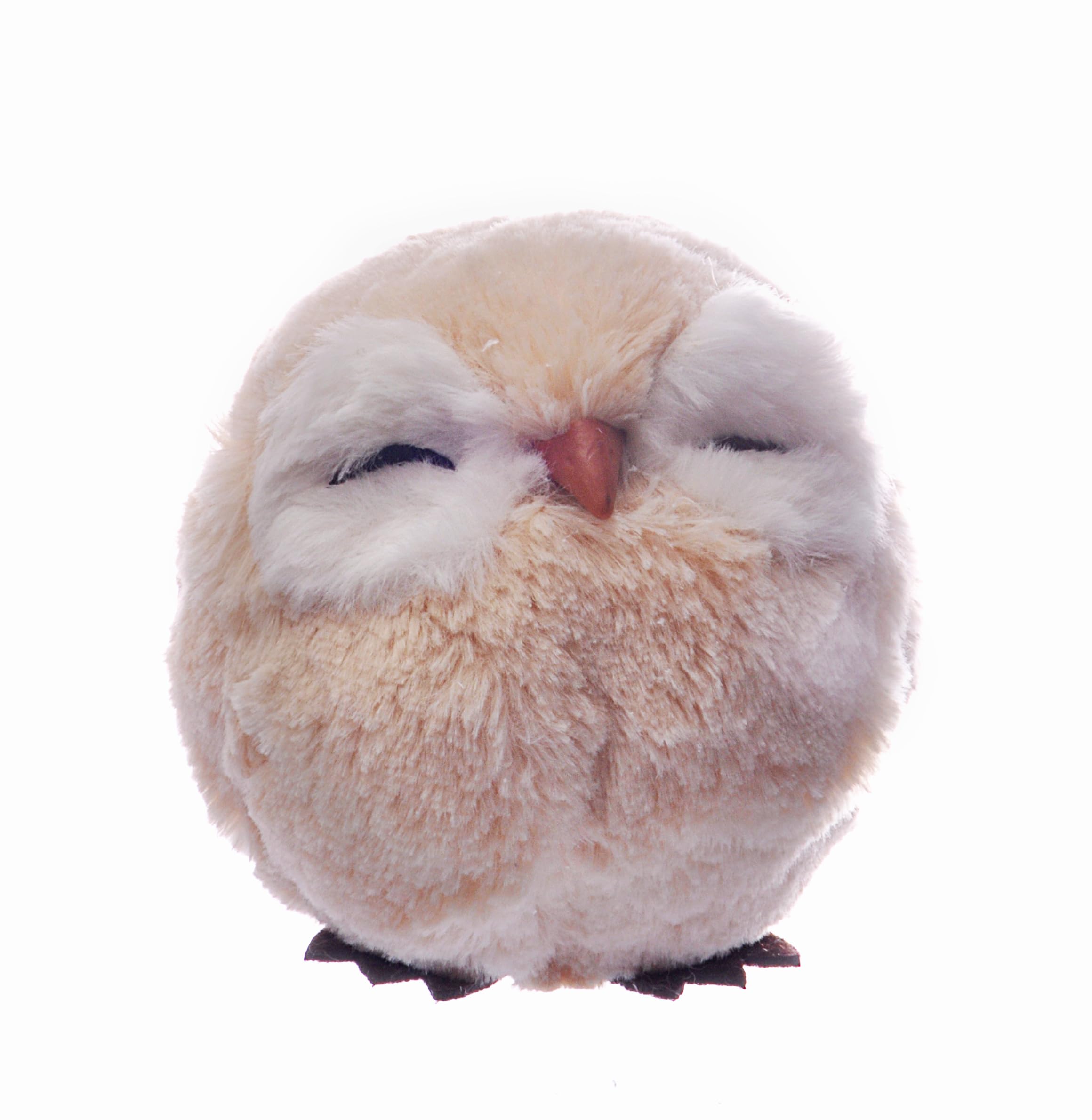 Owl Ball Cute (Ø12cm) hanging Christmas decoration, beige