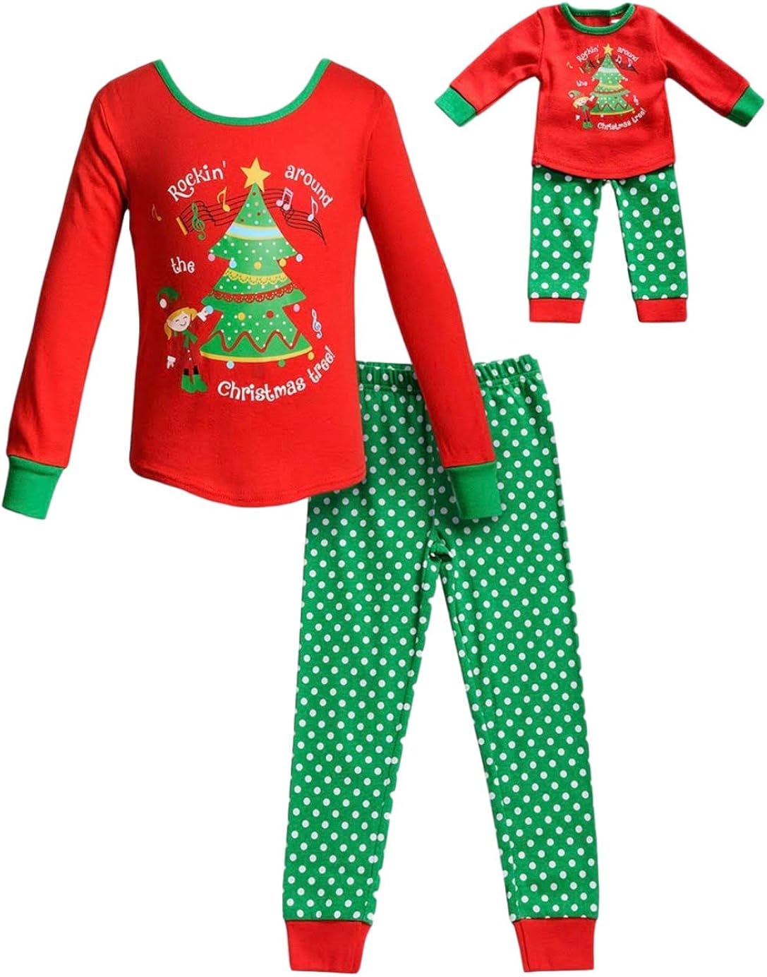 dollie and me christmas pajamas