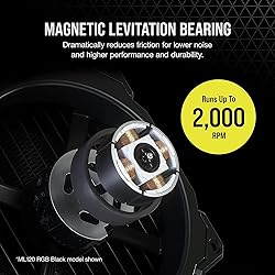 CORSAIR ML120 LED Elite, 120mm Magnetic Levitation
