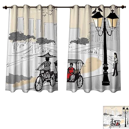 Amazon Com Rupperttextile Modern Blackout Curtains Panels For