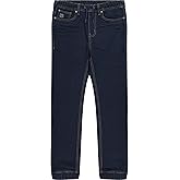 Nautica Boys Pull-on Stretch Denim Jogger-Style Jeans, 5-Pocket Style & Drawstring Closure