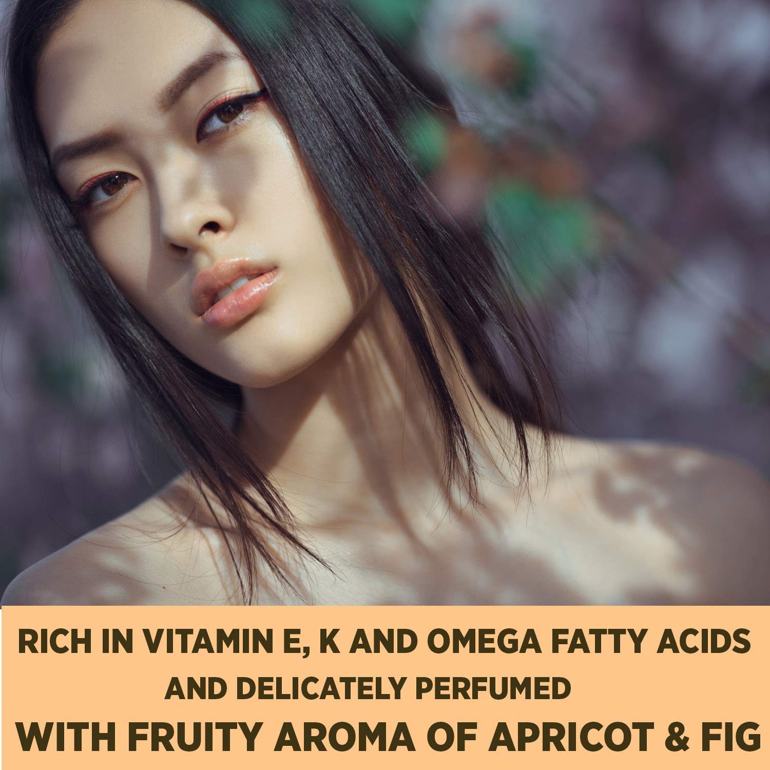 Apricot Fig Body Oil By Olivia Care - Vegan & Natural | Hydrating & Moisturizing - Infused with VITAMIN E, K & Omega Fatty Acids - Refreshing Fragrance - Reduce Dry Skin, Anti-Aging Properties - 4 OZ : Beauty