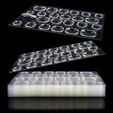Allstarry 288pcs (12 Sheets) Adhesive Tabs Waterproof Breathable Glue Tabs | Double-Sided Nail Jelly Sticker Super Sticky Fake Nail Glue Stickers Transparent Flexible for Manicure
