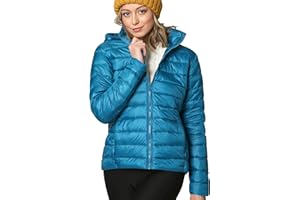 Lock and Love Women's Ultra Light Weight Packable Down Jacket with Removable Hoodie