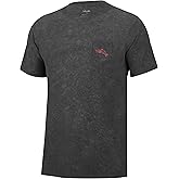 HUK Mens Short Sleeve Mineral Wash Pocket Tee, Fishing T-Shirt for Men
