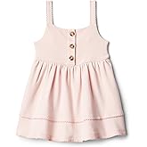Amazon Essentials x Sofia Grainge Toddler and Baby Girls' Knit Casual Dress