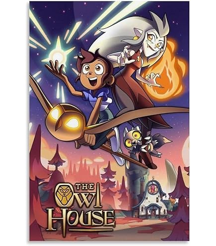 Amazon.com: The Owl House Canvas Art and Wall Art Set - Living
